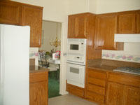 Cabinets after refinishing