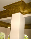 Faux metal crown